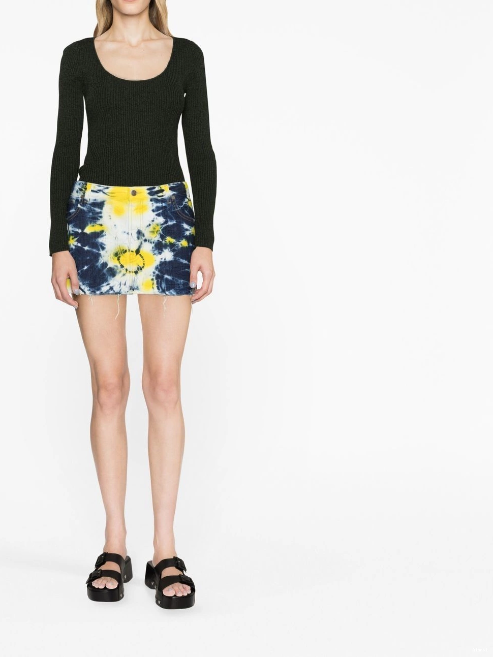 Affordable Women mini Alanui tie dye-print skirt 0811